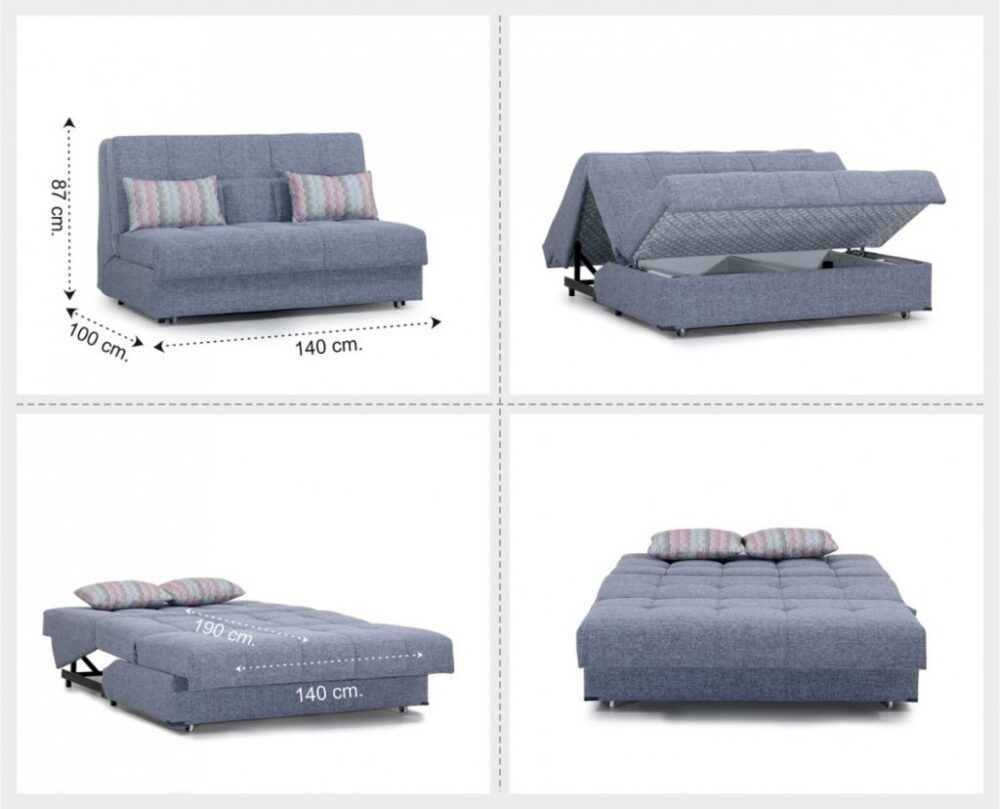 מידות שלך ספה 140 אורך