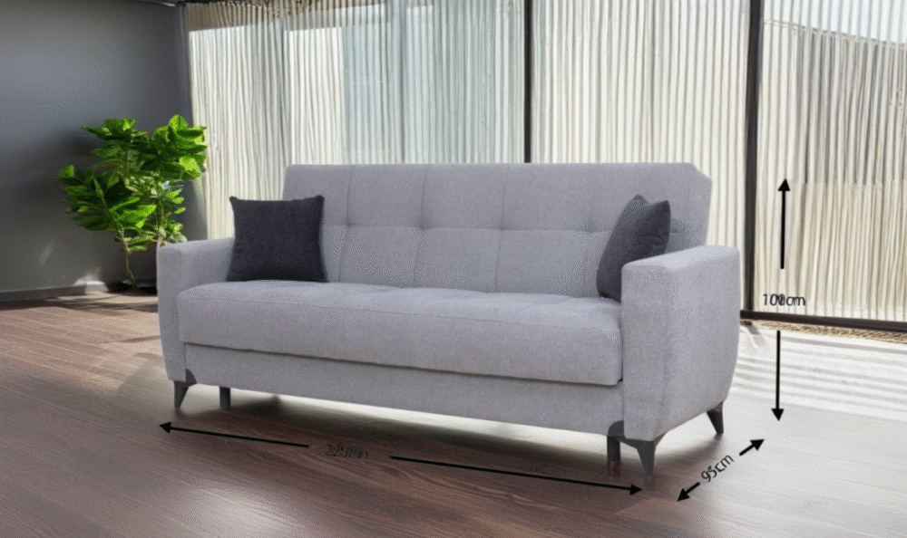 סלון לשלוש מרופד