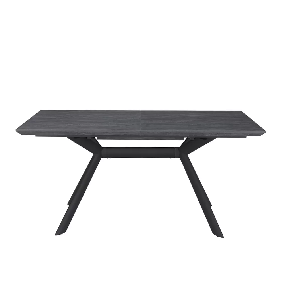 שולחן אוכל נפתח 1.6-2.2 מ' עם רגלי ברזל דגם אמיליה