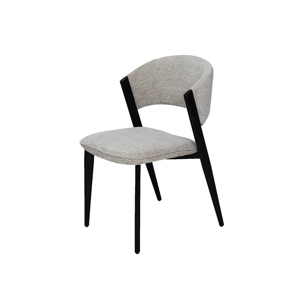 זוג כיסאות מעוצבים לפינת אוכל דגם נאפולי-קפוצ'ינו