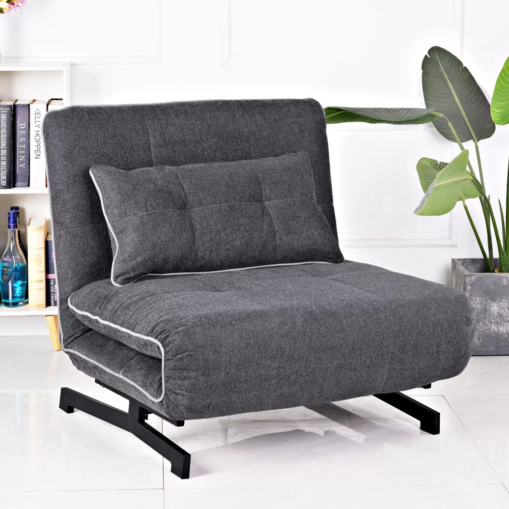 כורסא נפתחת למיטה מרופדת בד רחיץ דגם LLM-74