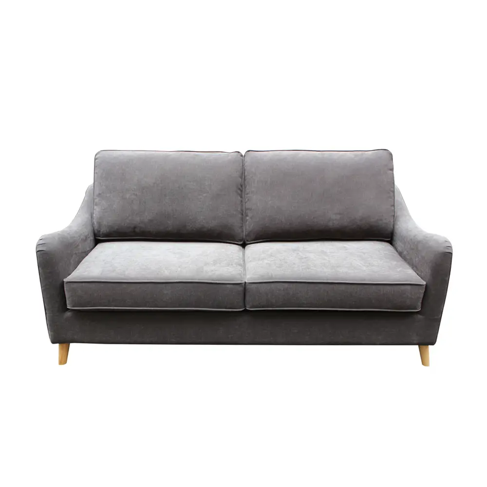 ספה נפתחת למיטה זוגית 140×190 עם מזרן ספוגים עבה דגם סליפר-אפור