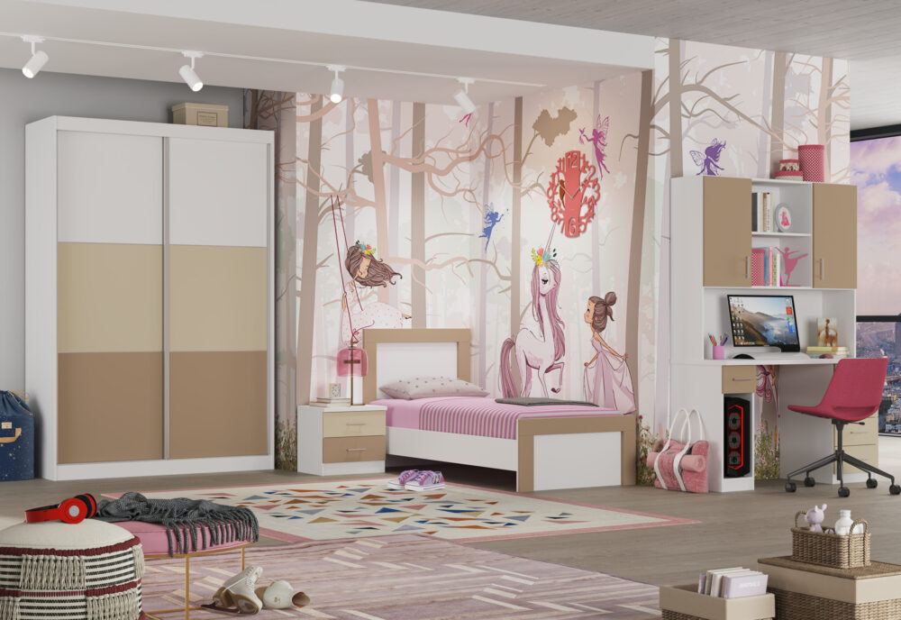 חדר ילדים דגם פרח Perach