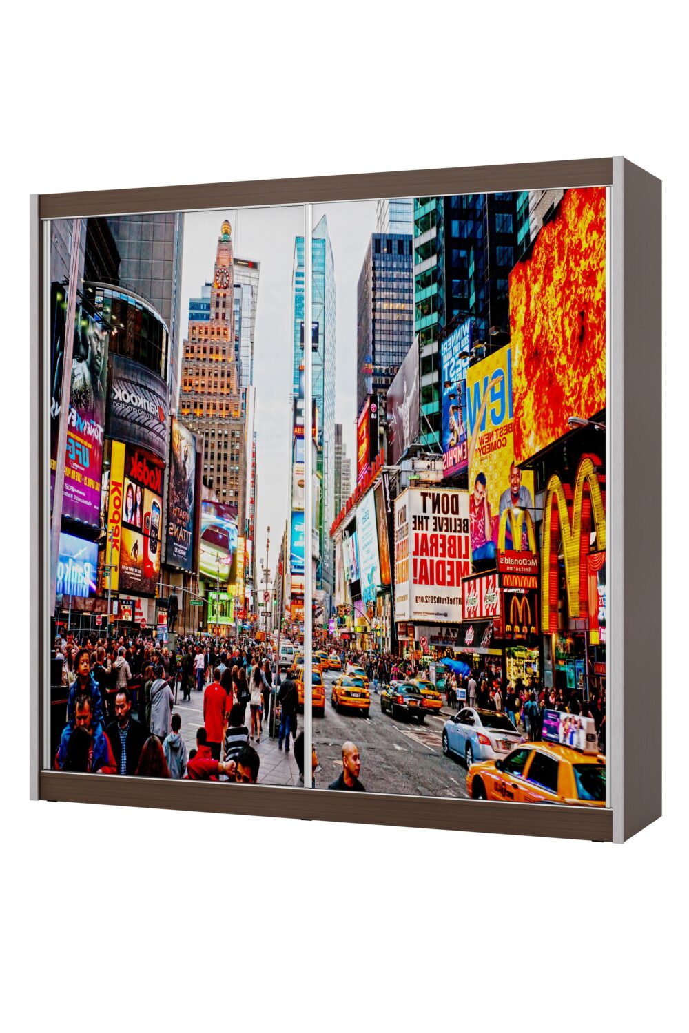 ארוון הזזה 2 דלתות דגם - מנהטן