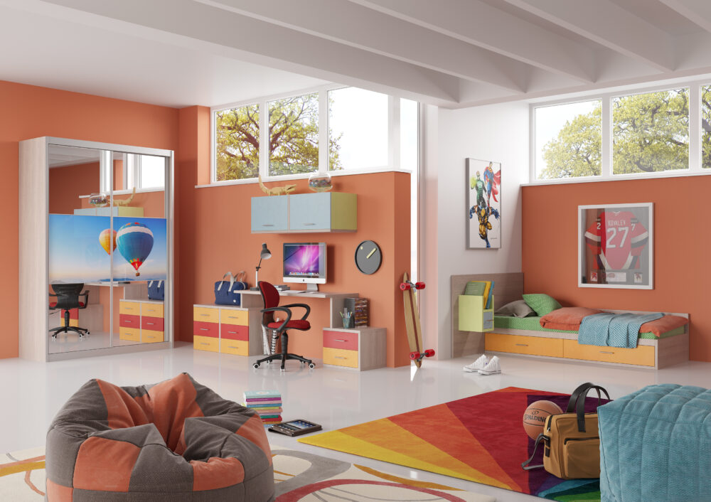 חדר ילדים קומפלט דגם - קקטוס