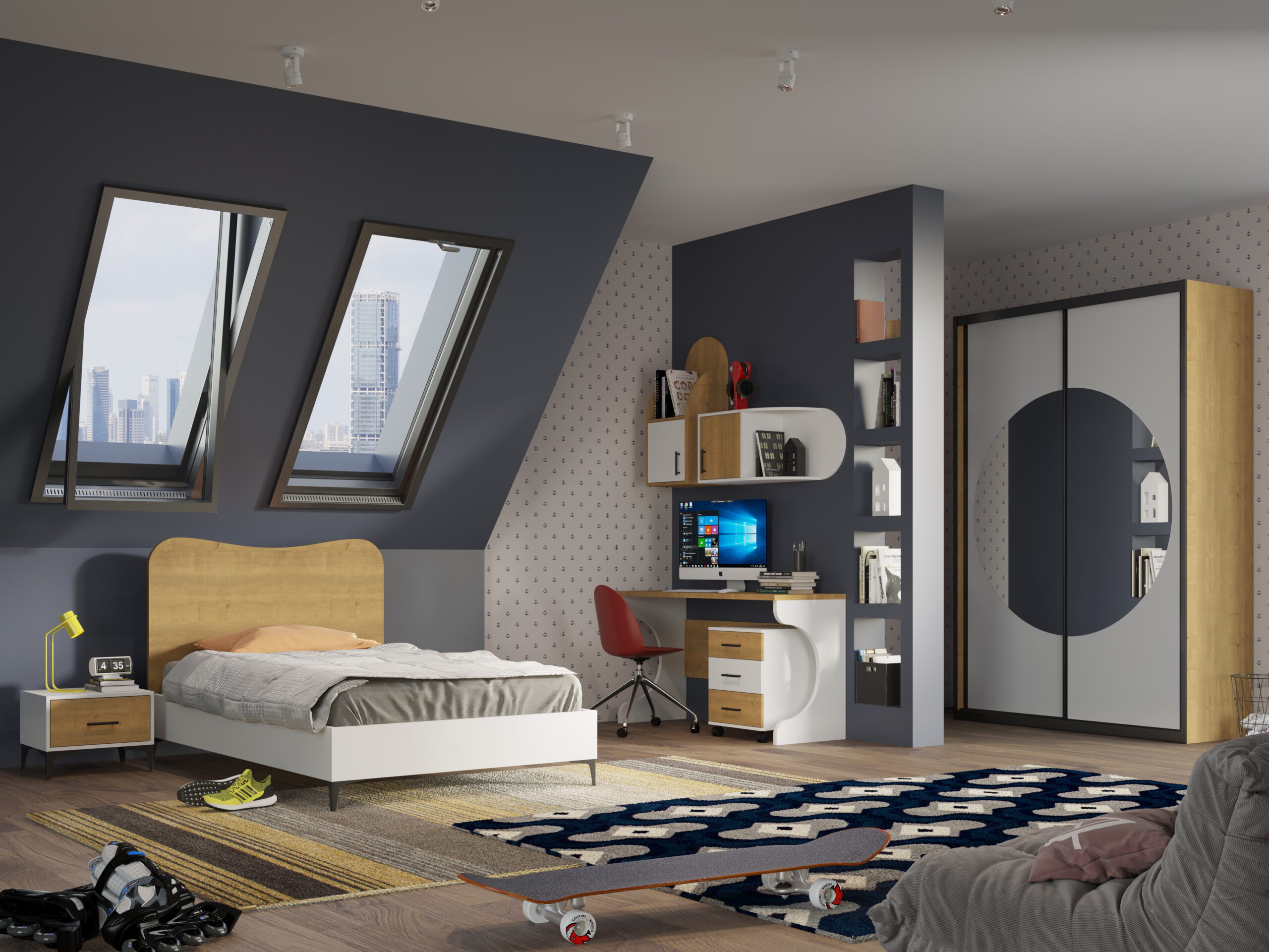 חדר ילדים קומפלט דגם - ג'וליאן