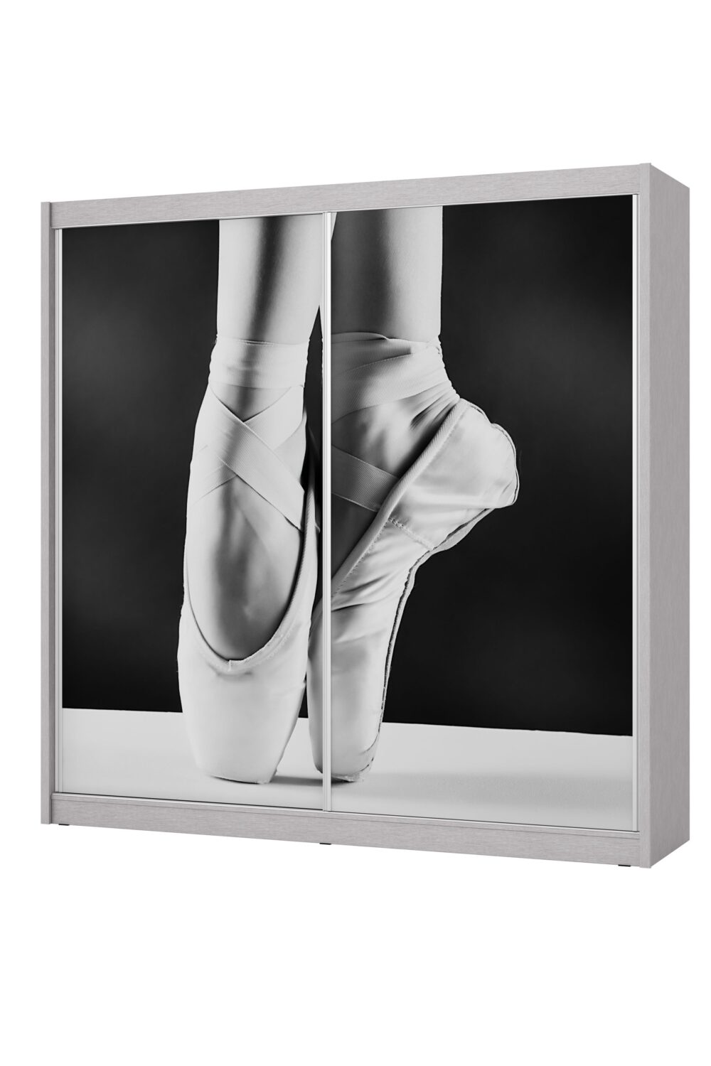 ארון הזזה 2 דלתות דגם - בלרינה