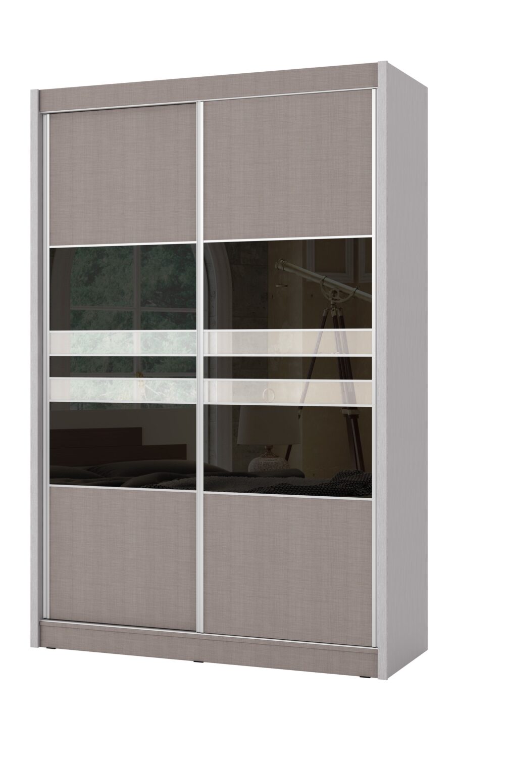 ארון הזזה 2 דלתות דגם - ג'וני