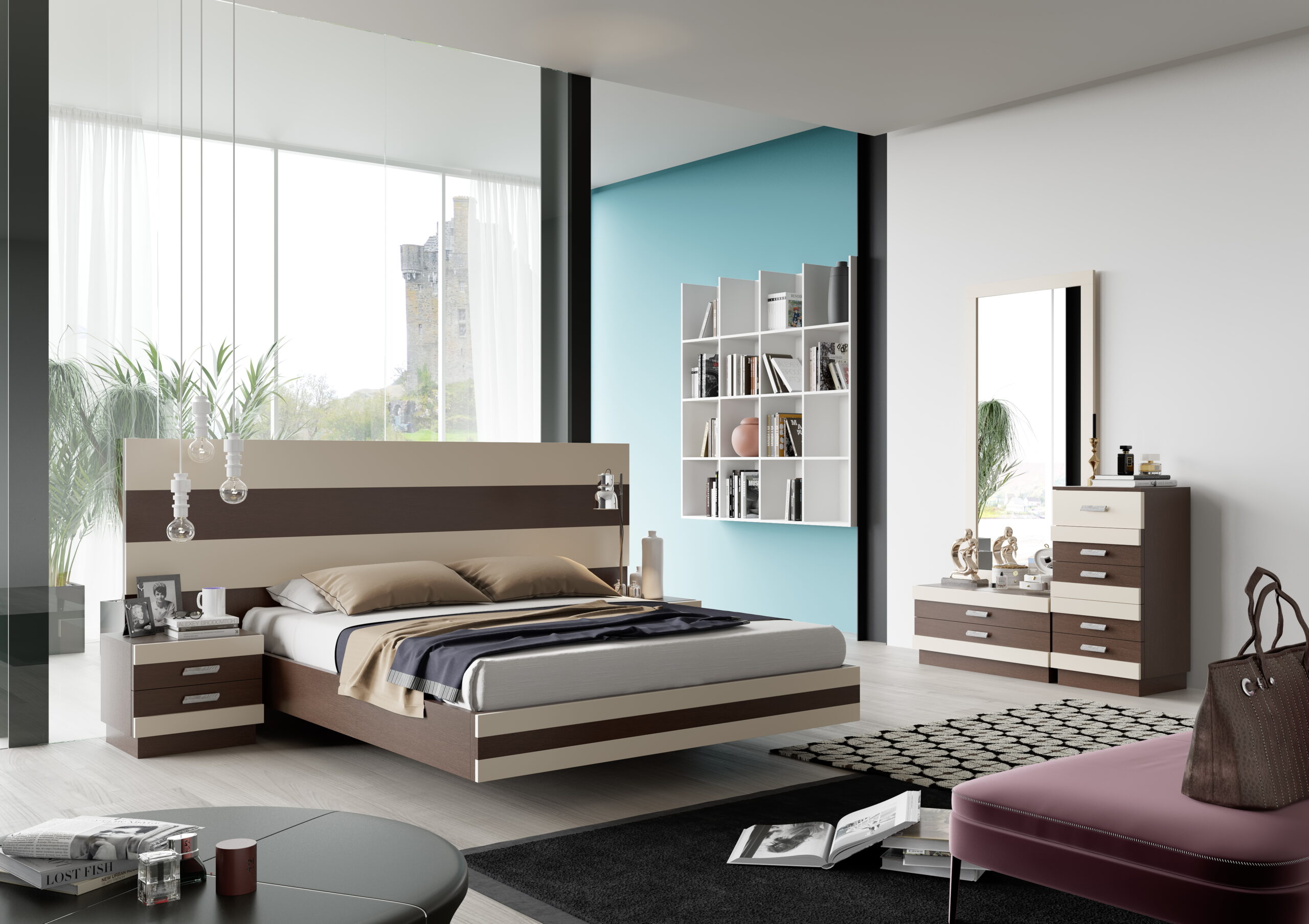 חדר שינה קומפלט דגם - זברה