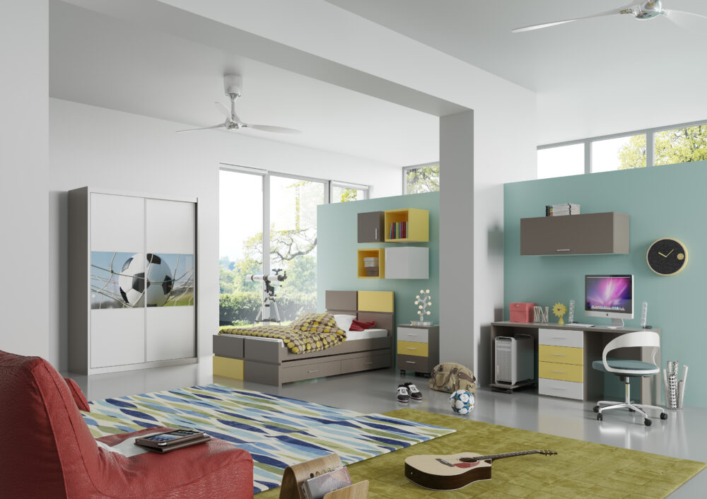 חדר ילדים קומפלט דגם - קוסמוס